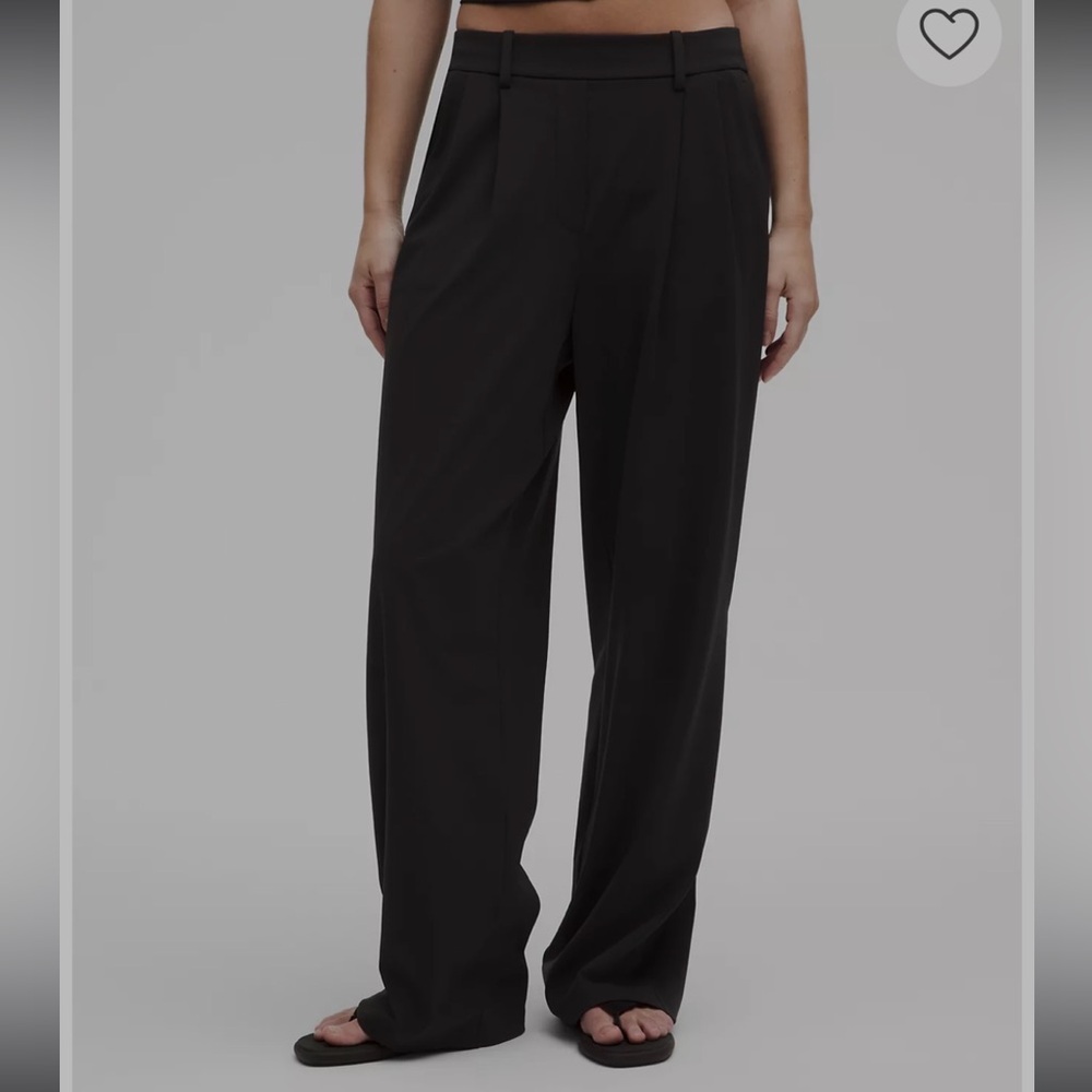 lululemon athletica Black Wide Leg Pants